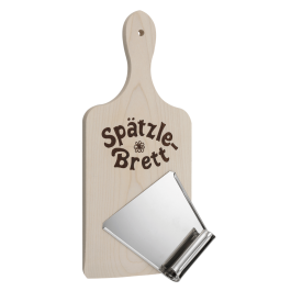 Spätzlebrett mit Schaber